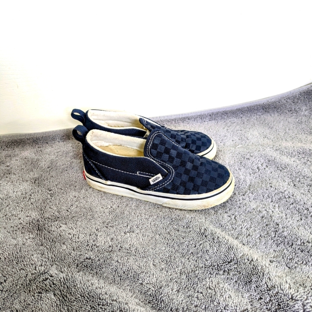 Checkered Slip On Vans Toddler
